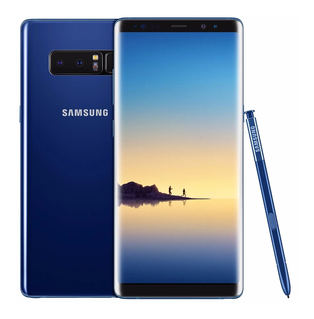 Samsung Galaxy Note8 N9500 Note 8 разблокированный LTE телефон Snapdragon 835, четыре ядра, 6,3 дюймов, двойной 12 МП, 6 ГБ и 128 ГБ, две sim-карты, NFC