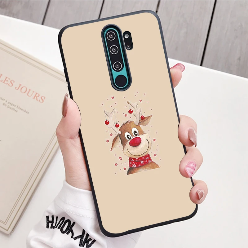 Chúc Giáng Sinh Silicone Ốp Lưng Điện Thoại Redmi Note 8 7 Pro S 8T Cho Redmi 9 7A Bao vỏ