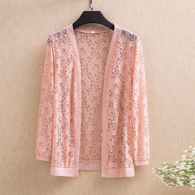 Plus Size 5XL womens jackets and coats long sleeve  hollow lace women jacket chaquetas mujer 2020 casaco feminino jacket women - 4.00067E+12