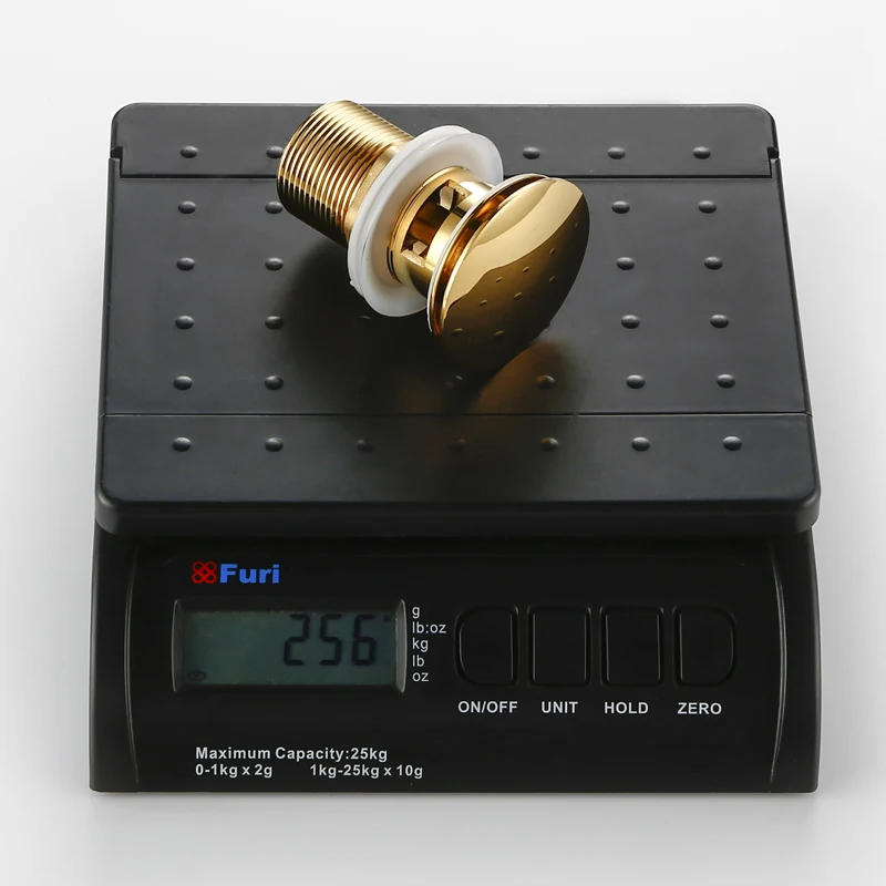 Polished Brass Pop Up Sink Drainer - Image 3