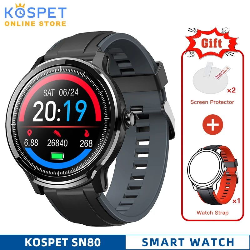 ip68 Waterproof Smartwatch Men Full Touch Heart Rate Monitor Weather
Sport Tracker SN80 Smart Watch Women For Iphone Android