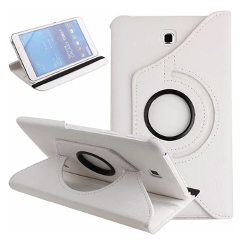 

SM T230 T231 Case For Samsung Galaxy Tab 4 Nook SM T230 T231 SM-T230 7.0 Inch 360 Rotation Flip PU Leather Cover