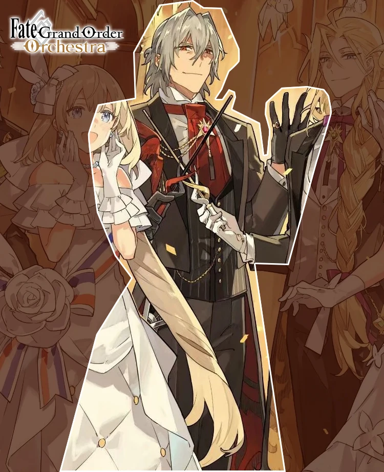 Custom Made Suits Fate Grand Order Orchestra Antonio Salieri Man of the Gray Cosplay Costume