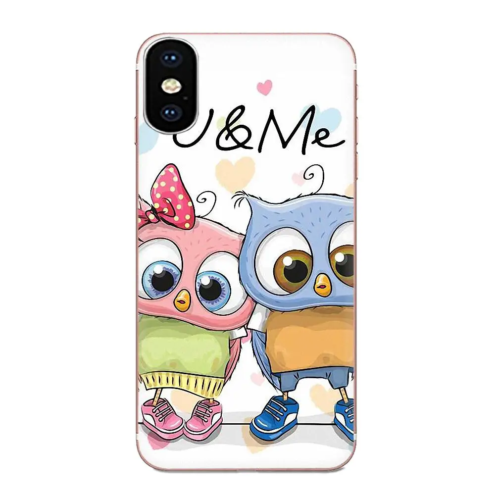 Прозрачный мягкий чехол Чехлы для Huawei NOVA 2 V20 Y3II Y5 Y5II Y6 Y6II Y7 Y9 G8 G9 GR3 GR5 GX8 Prime с милой совой - Цвет: as picture