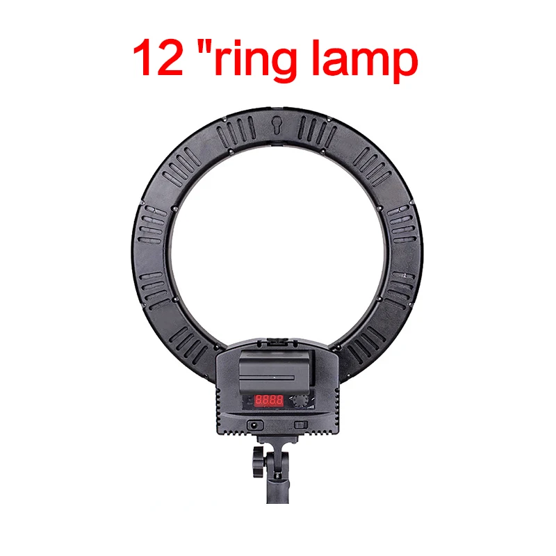 Светодиодный светильник-кольцо 3000 K-6000 K 36W студийный светильник 12 дюймов светильник с регулируемой яркостью для фотографии с зажимом для телефона для фотостудии видео макияжа
