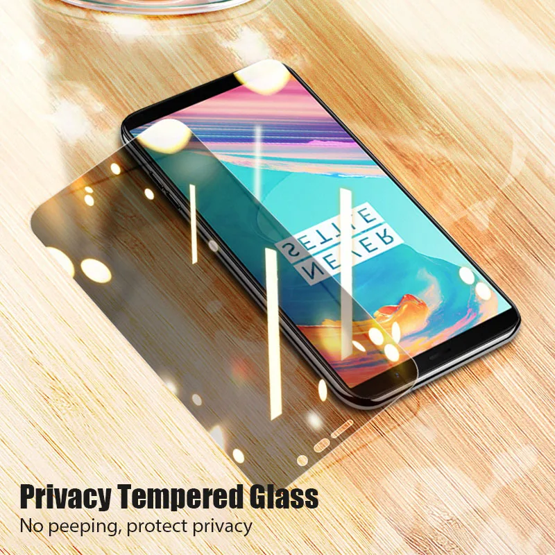 Phone Glass Privacy Anti Glare Tempered Glass for Oneplus 8T 7T 6T 7 6 Glass Anti Spy Screen Protector on Oneplus Nord N100 N10