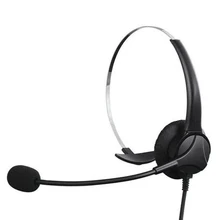 Pohiks 1pc Professional Wired USB Single Noise Cancelling Microphone Call Center USB Headset For Telephone Operator