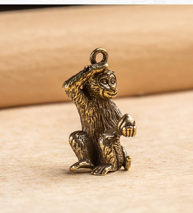 brass monkey peach pendant lanyard (4)