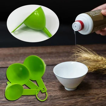 

Plastic Funnel Set for Car Oil Gas and Fluids Auto Home Kitchen Function Plastic Funnel