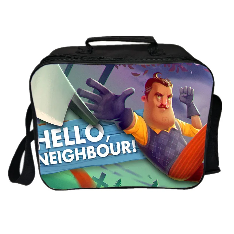 Hello neigher Термосумка для обедов с термоизоляцией, сумка-холодильник для льда Женская Мужская походная сумка через плечо свежая сумка для пикника