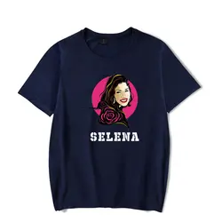 2019 Мужская/женская летняя футболка с короткими рукавами selena quintanilla, повседневные Роскошные футболки для отдыха