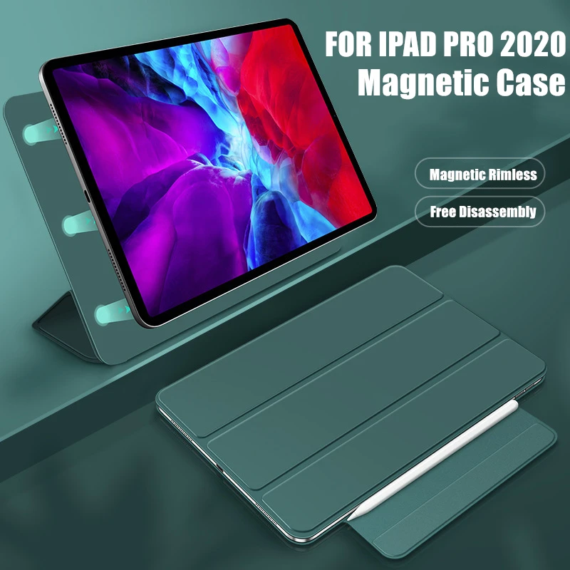 Магнитный чехол SCHANGE для iPad Pro 12 9 2020 трехслойный защитный 11 с магнитным карандашом
