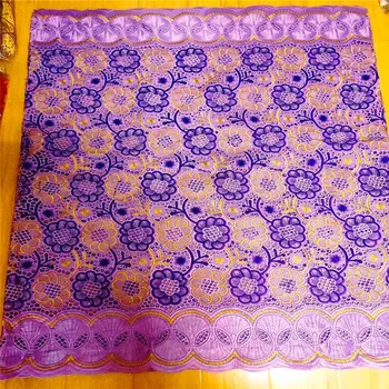 

5 yard Swiss lace fabric 2020 latest heavy beaded embroidery African cotton fabrics Swiss voile lace popular Dubai style 3L08101