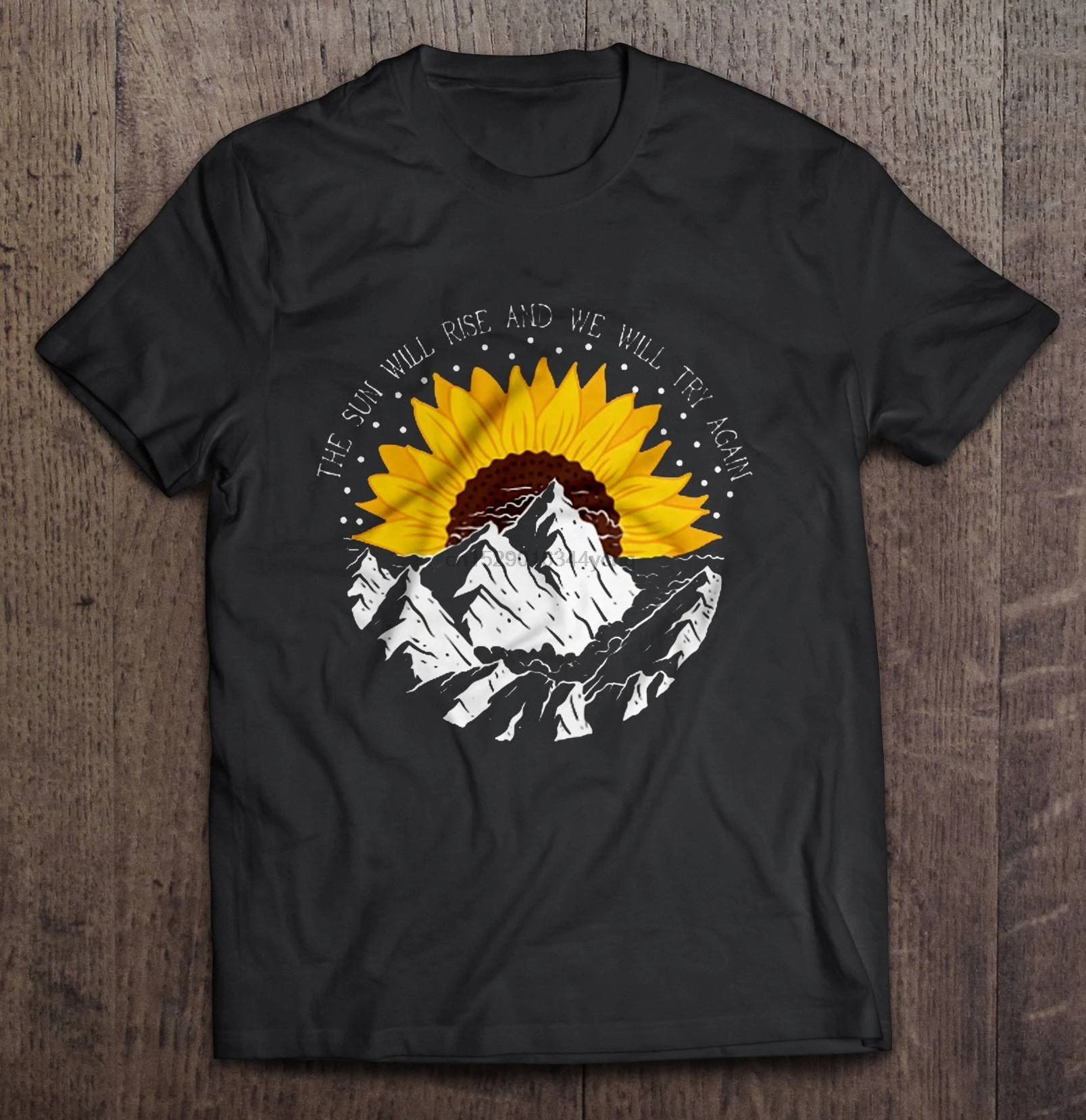 Мужская смешная футболка модная солнце поднимут и мы постараемся снова