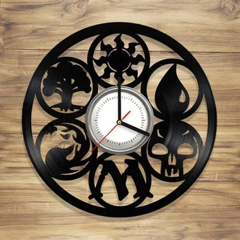 

Magic The Gathering Japanese Cartoon Vinyl Wall Clock la crosse dial vision,wall clock saat alarm clock reloj large wall clock
