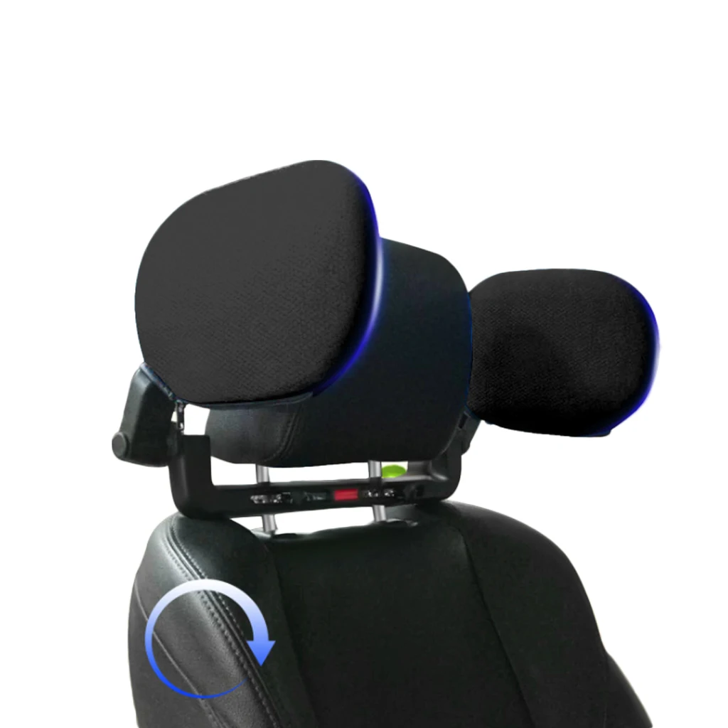 Автомобильное сиденье подголовник подушка для шеи поддержка шеи с высокой эластичной нейлоновой выдвижной поддержкой с обеих сторон автомобильное кресло для взрослых детей