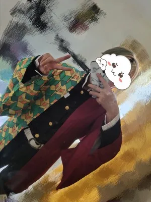 Аниме! Demon Slayer: Kimetsu no Yaiba Tomioka Giyuu Combat gear, костюм для косплея, наряд на Хэллоуин, новинка