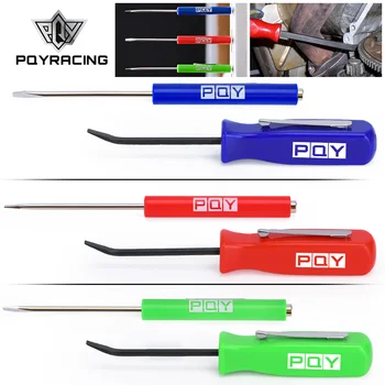 

Mini Pocket Clips Screwdriver Strong Magnetic Slotted + Pocket Pry Bar Short Angled Operating Handy Tool 4-Sided Grip