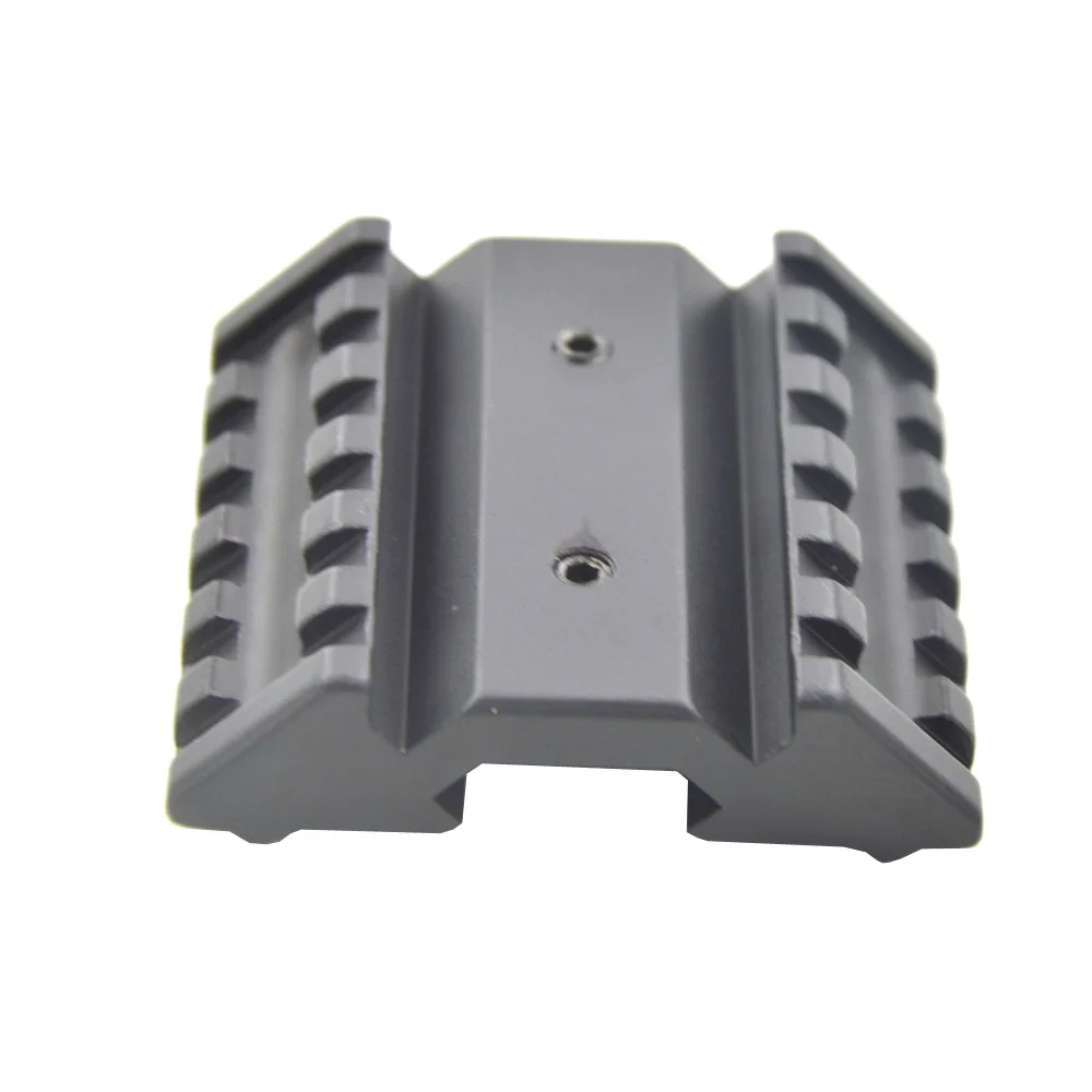 ar 15 accessories hunting Tactical aluminum airsoft Dual 45 degree offset mount extend Picatinny rail 20mm Weaver Picatinny Rail (7)