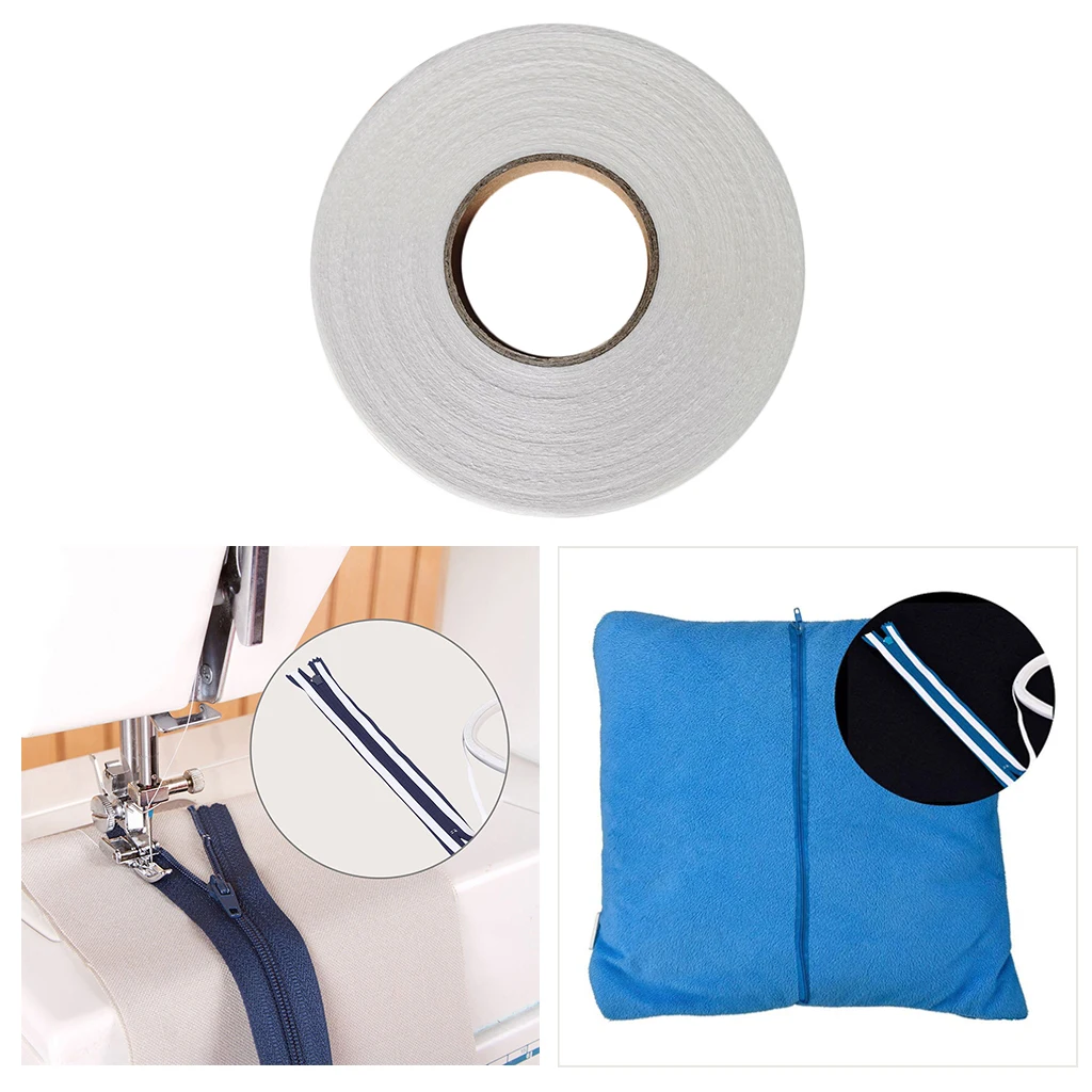 50m Double Sided Tape Quilting Sewing Seam Basting Fusing Wash Away Tape for Home Personal or Professional DIY Craft Use