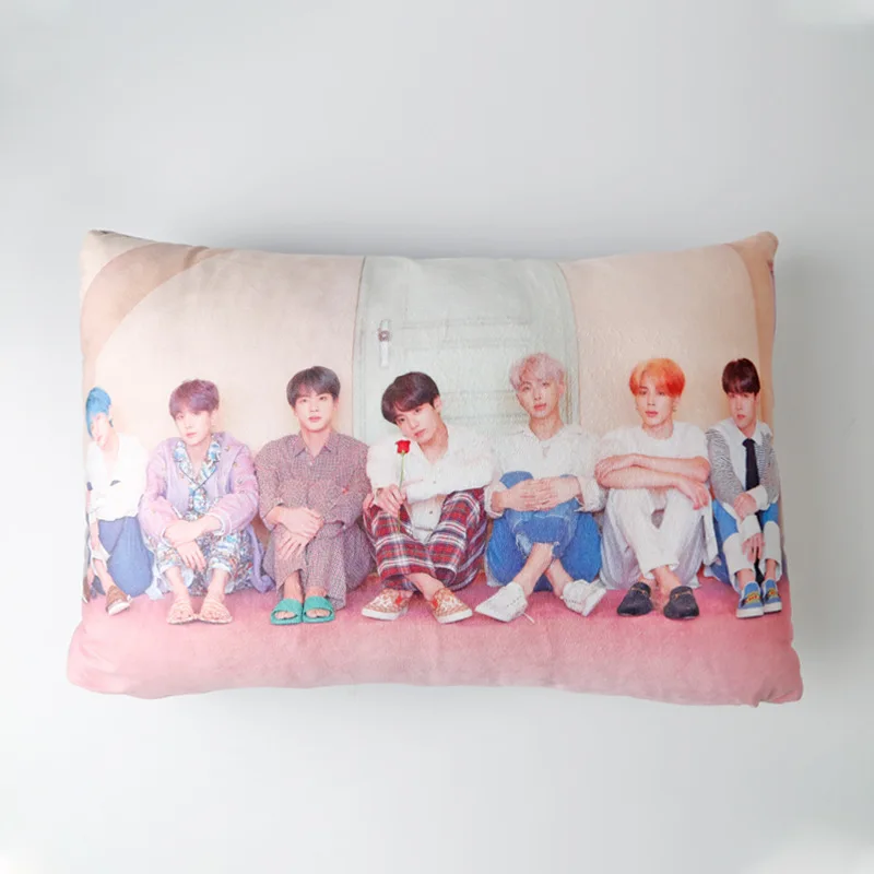 Bangtan подушка для мальчиков карта душа Картина Подушка Диван Автомобильная подушка двухсторонняя подушка