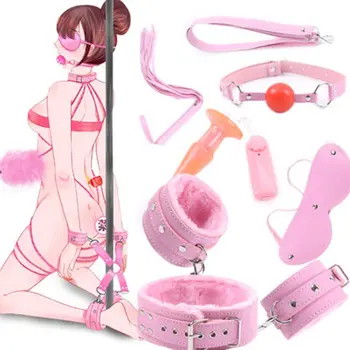 

Handcuffs Whip Eyemask Mouth Butt Plug Tempo Ankle Bracelet Kit Couples Game Toy NEW