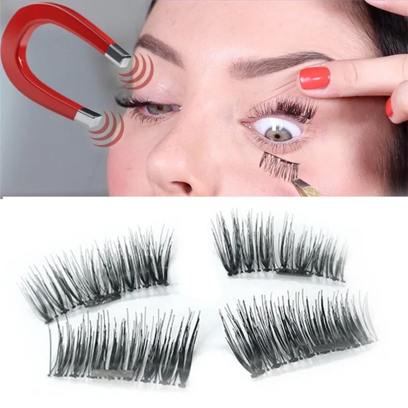 

3D Magnetic Lashes Reusable False Eyelashes No Glue