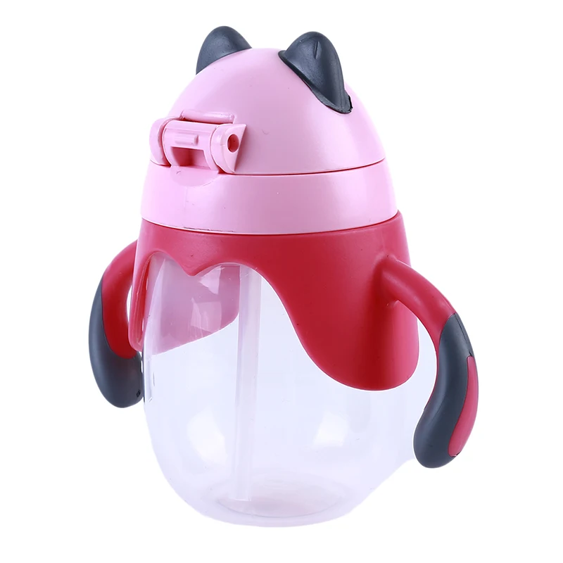 Cute Baby Cup Handle Bottle Training Cup Children Learn Feeding Drinking Water Cup Feeder Baby Using