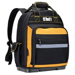 Sac à outils à Double épaule, grande capacité, spécial électricien, sac à outils à Double épaule, sac à outils de réparation multifonction étanche 