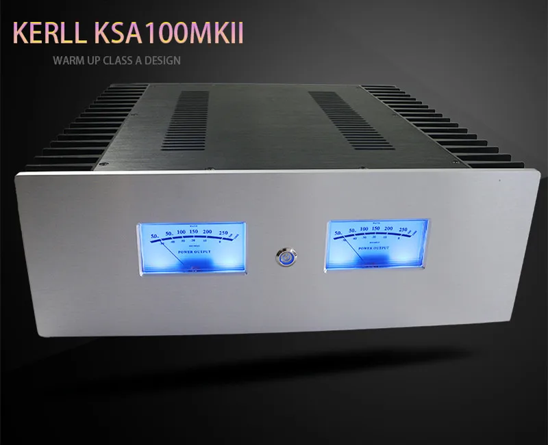 Latest arrival/100W*2 class A KSA100MKII fever hifi pure post amplifier beyond Accuphase 405/Frequency response: 20HZ-20KHZ/220V |