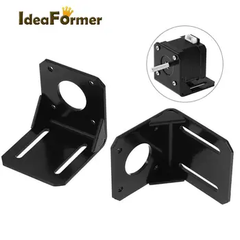 

3D Printer Parts Nema 17/23 Stepper Motor Mount Bracket L-shape Motor Mounts Stand For 42*42 OR 57*57mm Stepper Motor Bracket.