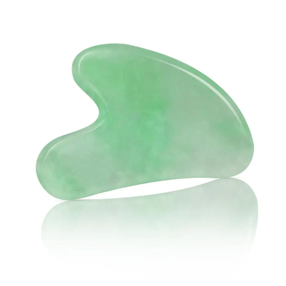 Нефритовый камень Gua Sha соскабливающая доска уход за телом массажный инструмент