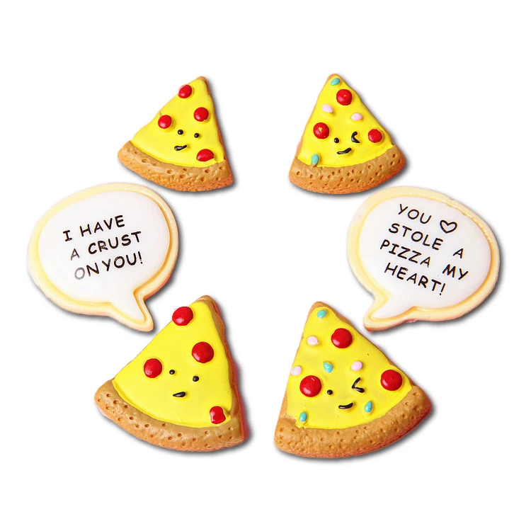 

6Pcs 3D Simulation Pizza Fridge Magnets Western Food Souvenir Refrigerators Magnetic Sticker Home Decoration Decorative Magnets