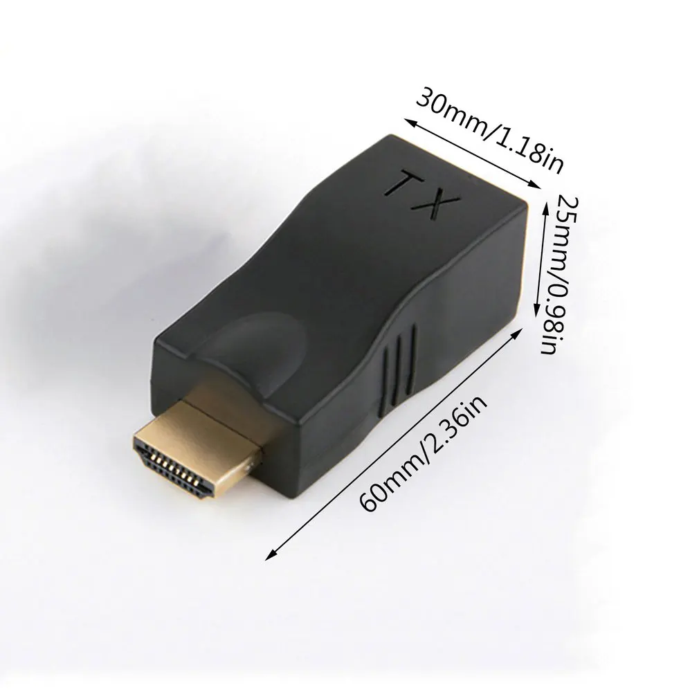 Hdmi удлинитель 30 метров Поддержка HDCP HDMI к RJ45 одиночный сетевой кабель 1080P