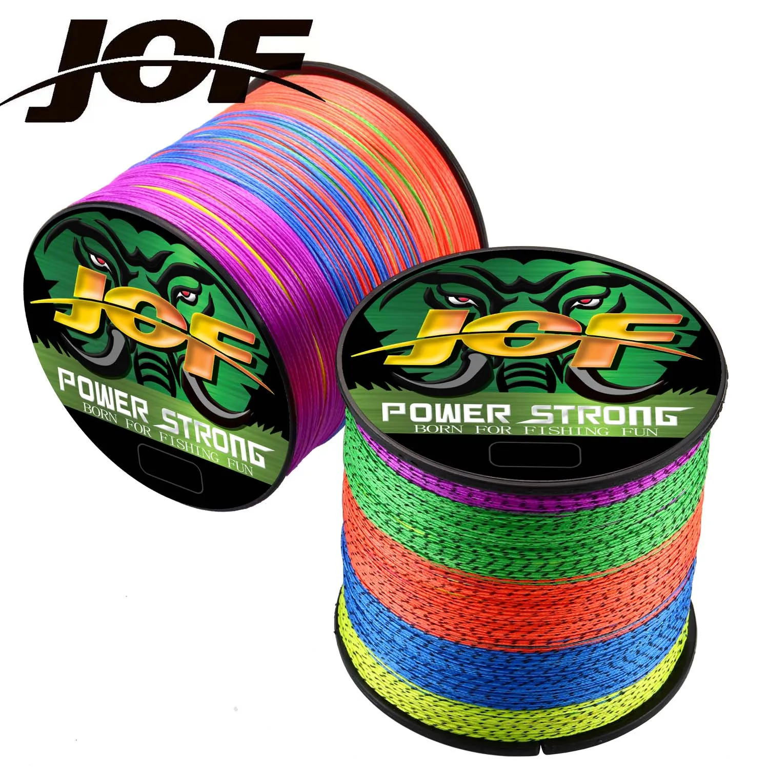 

JOF Braided Fishing Line Tackle 4/8 Strand Fly Carp Wire Saltwater Sea Spinning Multifilamento Durable PE 500M 300M Pesca