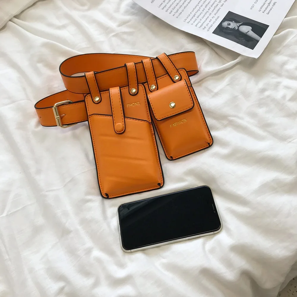 Unisex Tactical Waist Bag For Belt PU Leather Men Purse Punk Fanny Pack Women's Bag Multifunction Bag Male Phone Pouch JD02 (13)