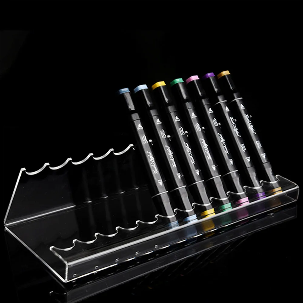 Clear Acrylic Marker Pen Display Multi-Functional Exhibition Stand Marker Pens Brush Pens Organizer Storage 2