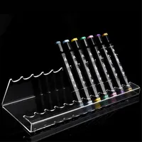 Clear Acrylic Marker Pen Display Multi-Functional Exhibition Stand Marker Pens Brush Pens Organizer Storage 2