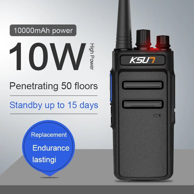

KSUNTFSI X-70 Walkie Talkie Outdoor High Power Super Long Standby Civil Self-driving Tour Handheld Walkie Talkie