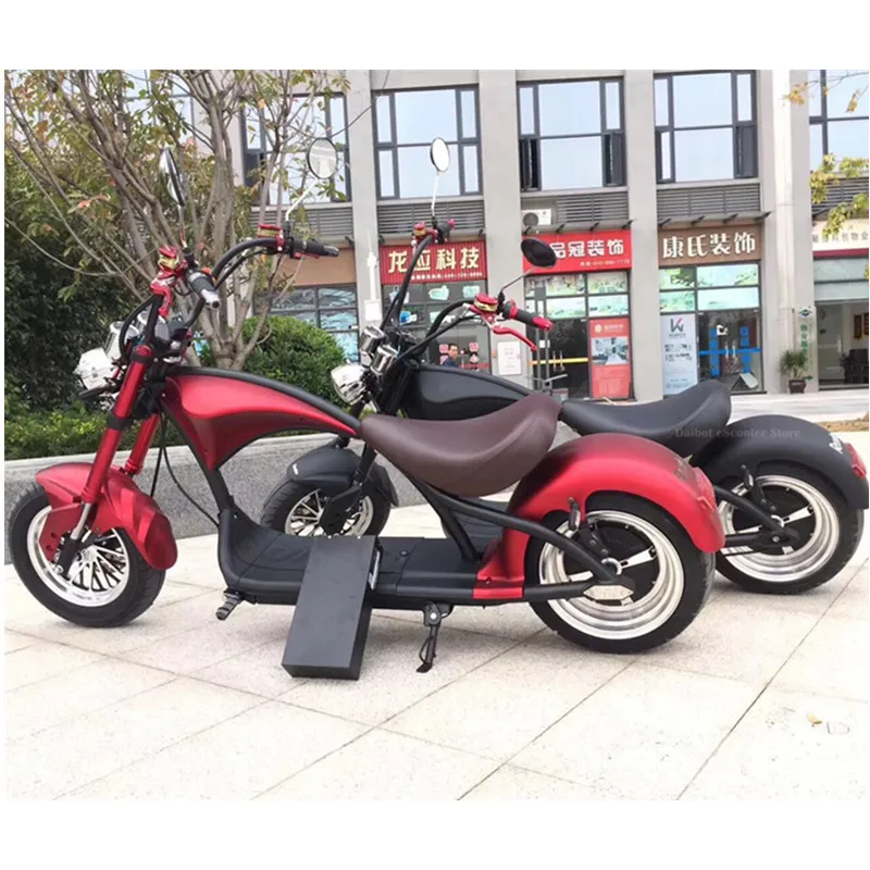 Электрический мотоцикл Скутер 2 колеса электрические скутеры 60V 2000W 20A съемный