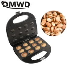 DMWD Mini Electric Walnut Cake Maker Automatic Nut Waffle Bread Machine Sandwich Iron Toaster Baking Breakfast Pan Oven EU plug 2014 hot sell automatic electric sandwich maker waffle iron sanwich maker