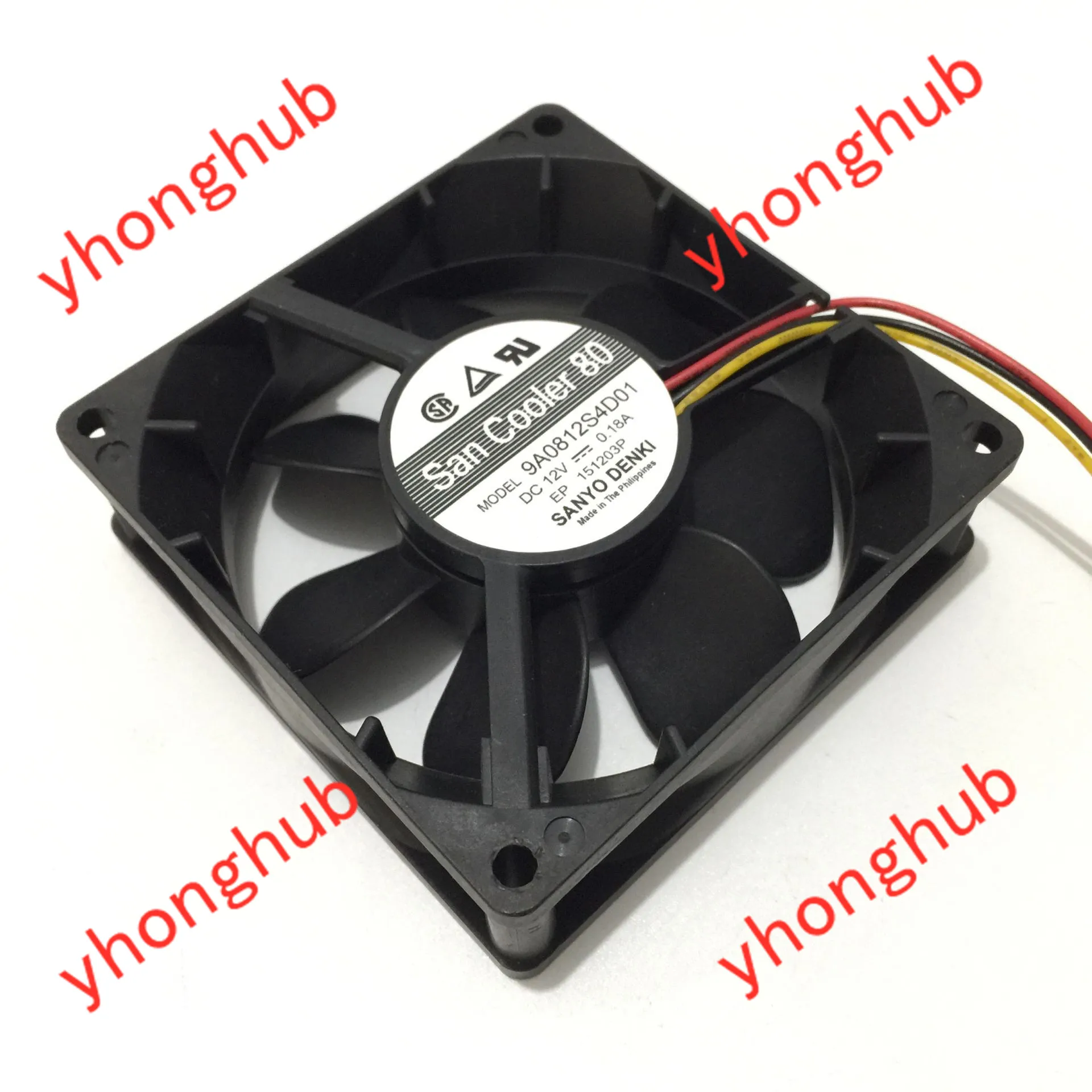 

Вентилятор охлаждения сервера SANYO DENKI 9A0812S4D01 DC 12 В 0.18A 80x80x25 мм