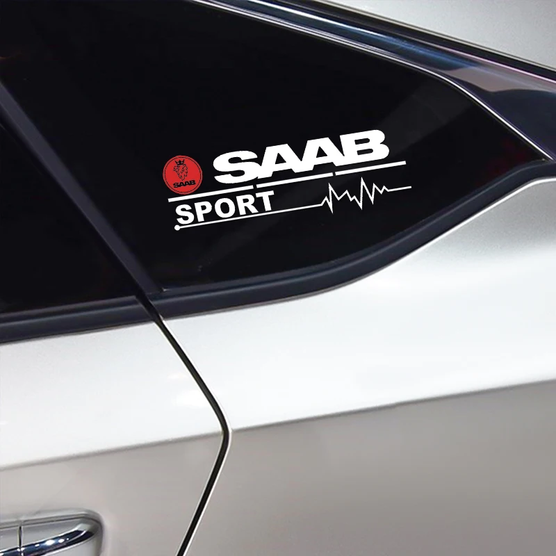 Наклейки на боковое стекло автомобиля 2 шт. наклейки зеркало заднего вида для Saab