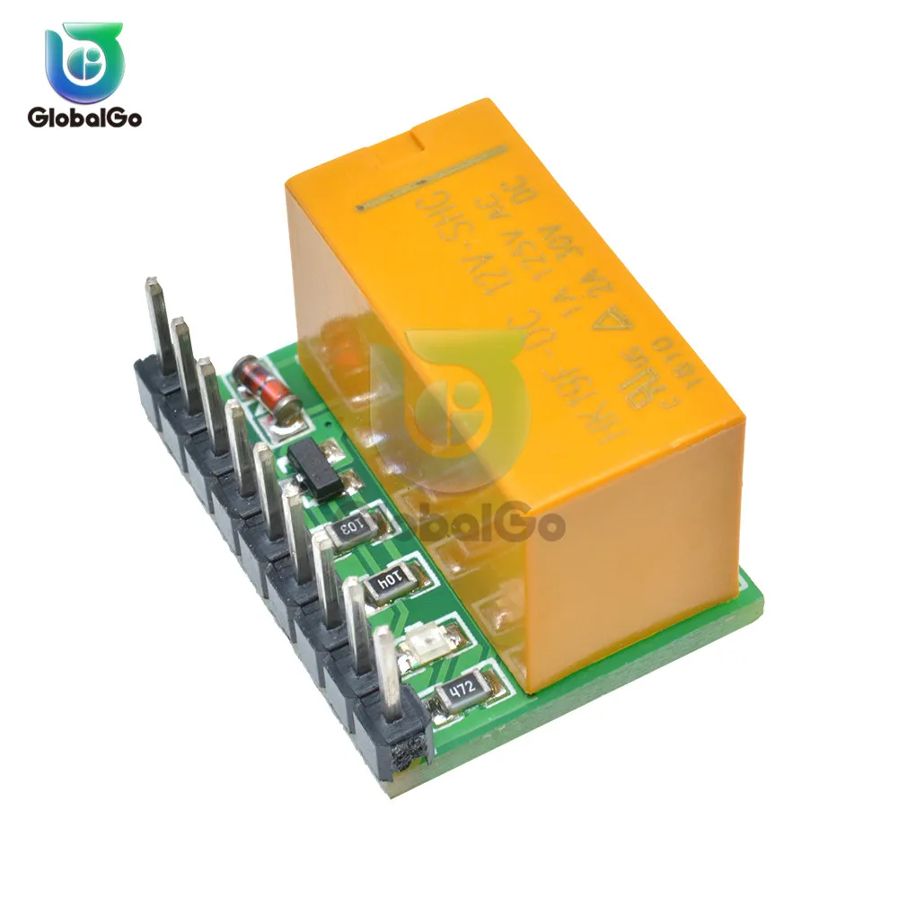 

DPDT 9pin Electromagnetic Relays DC 5V/12V DPDT Double Pole Double Throw Relay Module Switch Board for Stereo Audio Motor