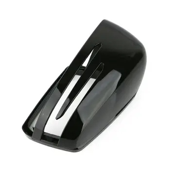 

Decal Rearview mirror cover 1 Pair Left+right Side For Mercedes Benz W204 C207 W212 W221 Black Waterproof