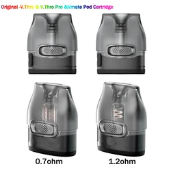 Original VOOPOO V Thru Pro Pod Vmate Pod Cartridges 0.7ohm Mesh Coils Cores 3ml Pod Cartridge Tank