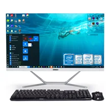 VENOEN 23,8 zoll Alle-in-One Desktop-Computer Core I3 5005U i5 4200U I7 4500U Windows10 Linux Büro computer