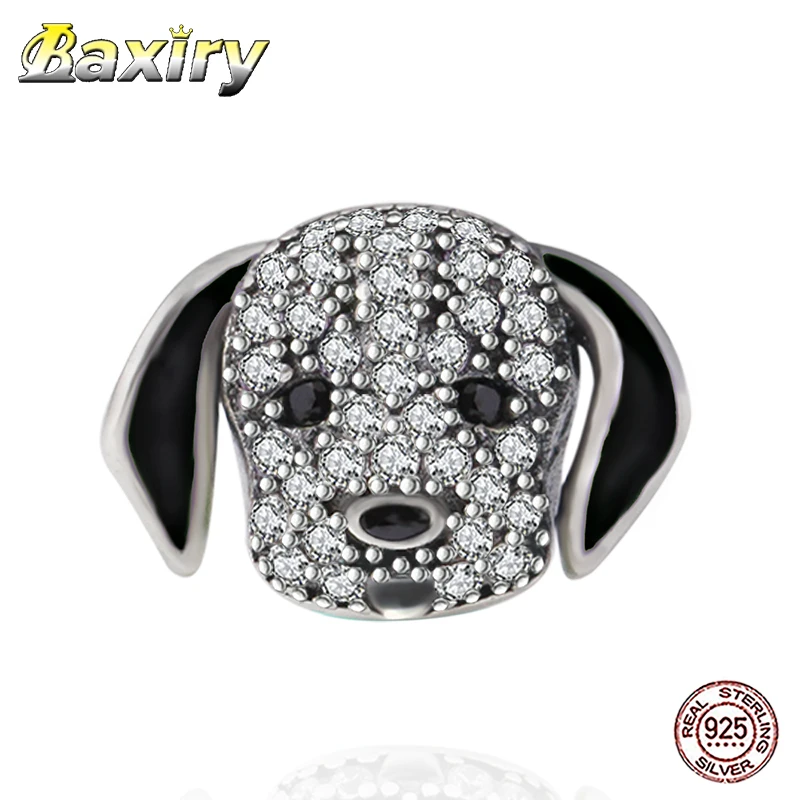 

New Cute Dog 925 Sterling Silver Charms Bead Fit Charms Silver 925 Original 2020 DIY Beads For Jewelry Making Women Gift