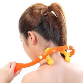 

Dropshipping Aptoco Neck Massager Therapy Neck and Shoulder Dual Trigger Point Roller Self-Massage Tool Deep Massage