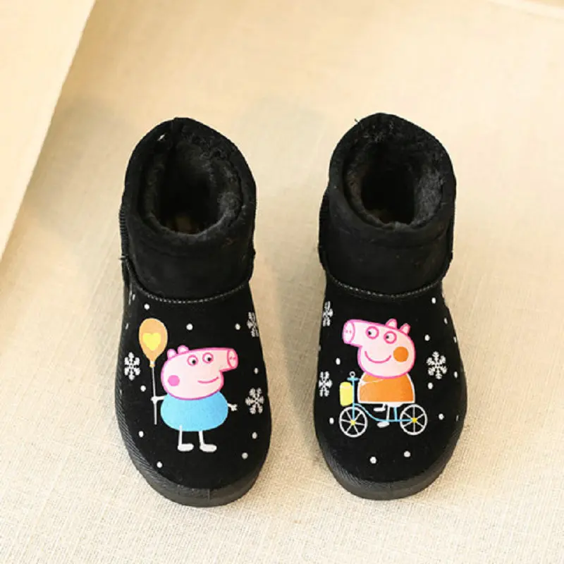 new plush warm snow boots fashion children's boots boys shoes children's girls winter shoes 25 yards- 36 yards children's